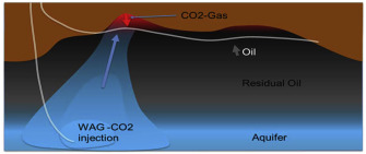 Performance of CO2 flooding in a heterogeneous oil reservoir using autonomous inflow control