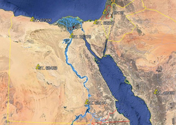 GNSS meteorology in Egypt: Modeling weighted mean temperature from radiosonde data